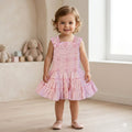 Baby Girl Glitter Party Dress with Frill Straps | Fancy Layered Frock (1-3 Years)