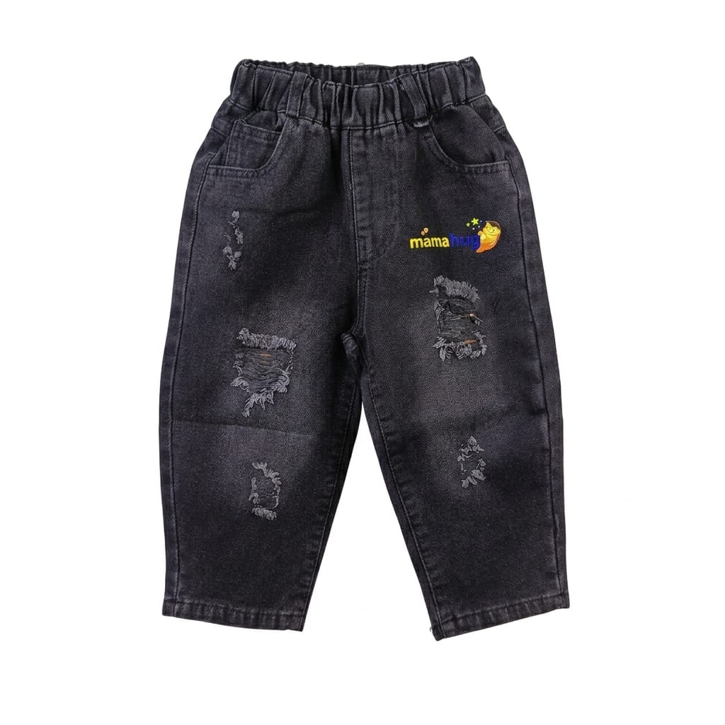 Mama Hug Urban Stretch Distressed Denim Jeans for Kids