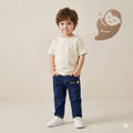 Mama Hug | Classic Blue Stretch Denim Jeans for Kids | Soft Comfort & Everyday Style