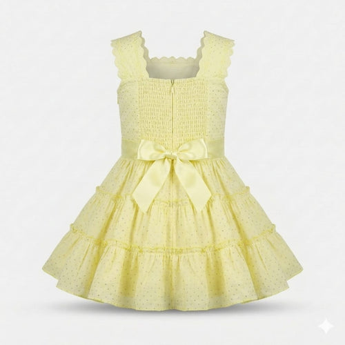 Cute Baby Girl Princess Party Dress – Glitter Layered Frock