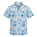 Mama Hug Boys Tropical Printed Half Sleeve Shirt | Premium Summer Casual Shirt for Kids