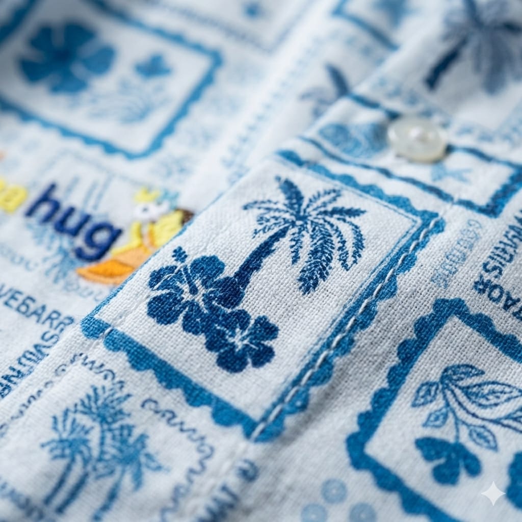 Mama Hug Boys Tropical Printed Half Sleeve Shirt | Premium Summer Casual Shirt for Kids