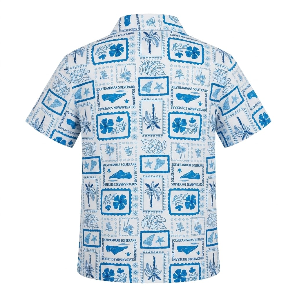 Mama Hug Boys Tropical Printed Half Sleeve Shirt | Premium Summer Casual Shirt for Kids